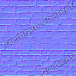 Seamless Textures of Wall Bricks + Normal & Bump Mapping 